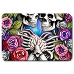 Floral Skeletons Large Doormat