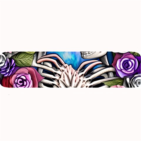 Floral Skeletons Large Bar Mat from ArtsNow.com 32 x8.5  Bar Mat