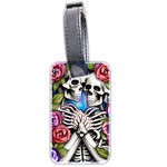 Floral Skeletons Luggage Tag (two sides)