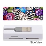 Floral Skeletons Memory Card Reader (Stick)