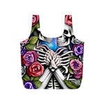 Floral Skeletons Full Print Recycle Bag (S)