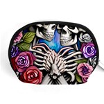 Floral Skeletons Accessory Pouch (Medium)