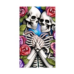 Floral Skeletons Duvet Cover Double Side (Single Size) from ArtsNow.com Back