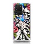 Floral Skeletons Samsung Galaxy S20 Ultra 6.9 Inch TPU UV Case