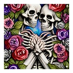 Floral Skeletons Banner and Sign 3  x 3 