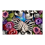 Floral Skeletons Banner and Sign 5  x 3 