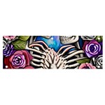 Floral Skeletons Banner and Sign 6  x 2 