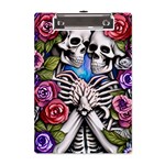 Floral Skeletons A5 Acrylic Clipboard