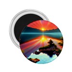 Sunset Over A Lake 2.25  Magnets