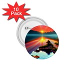 Sunset Over A Lake 1.75  Buttons (10 pack)