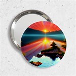 Sunset Over A Lake 2.25  Handbag Mirrors