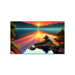 Sunset Over A Lake Sticker Rectangular (10 pack)