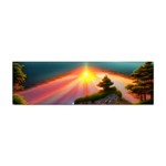 Sunset Over A Lake Sticker Bumper (100 pack)