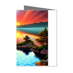 Sunset Over A Lake Mini Greeting Cards (Pkg of 8)