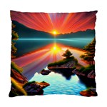 Sunset Over A Lake Standard Cushion Case (One Side)