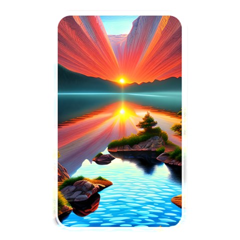 Sunset Over A Lake Memory Card Reader (Rectangular) from ArtsNow.com Front