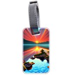 Sunset Over A Lake Luggage Tag (two sides)