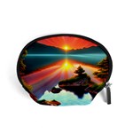 Sunset Over A Lake Accessory Pouch (Small)