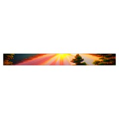 Sunset Over A Lake Zipper Large Tote Bag from ArtsNow.com Strap