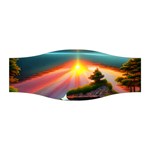 Sunset Over A Lake Stretchable Headband