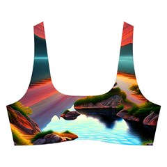 Sunset Over A Lake Cross Back Hipster Bikini Set from ArtsNow.com Front