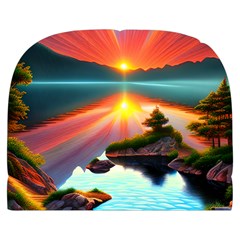 Sunset Over A Lake Make Up Case (Large) from ArtsNow.com Back