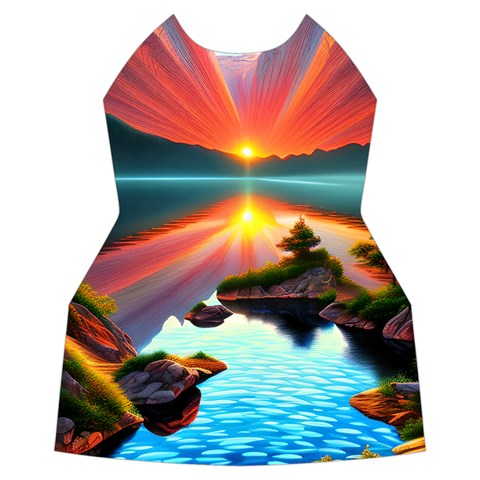 Sunset Over A Lake Women s Long Sleeve Raglan Tee from ArtsNow.com Front
