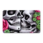 Black Skulls Red Roses Magnet (Rectangular)