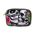 Black Skulls Red Roses Coin Purse