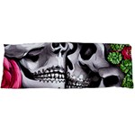 Black Skulls Red Roses Body Pillow Case (Dakimakura)