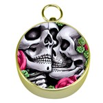 Black Skulls Red Roses Gold Compasses