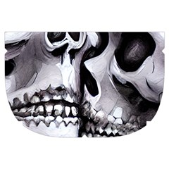 Black Skulls Red Roses Make Up Case (Small) from ArtsNow.com Side Right