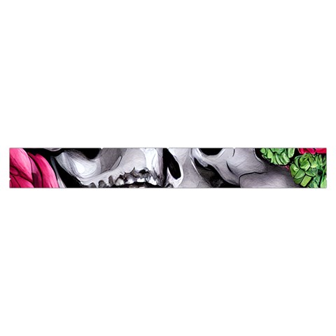 Black Skulls Red Roses Make Up Case (Small) from ArtsNow.com Zipper Tape Back