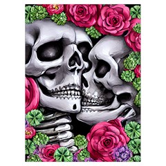 Black Skulls Red Roses Playing Cards Single Design (Rectangle) with Custom Box from ArtsNow.com Card