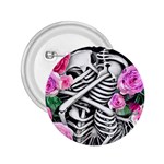 Floral Skeletons 2.25  Buttons