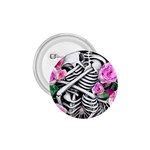 Floral Skeletons 1.75  Buttons