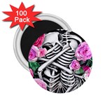 Floral Skeletons 2.25  Magnets (100 pack) 