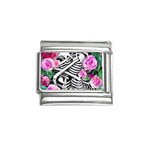 Floral Skeletons Italian Charm (9mm)