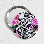 Floral Skeletons 2.25  Handbag Mirrors