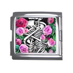 Floral Skeletons Mega Link Italian Charm (18mm)