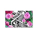 Floral Skeletons Sticker (Rectangular)