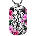 Floral Skeletons Dog Tag (One Side)