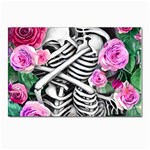 Floral Skeletons Postcard 4 x 6  (Pkg of 10)