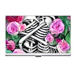 Floral Skeletons Business Card Holder