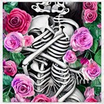 Floral Skeletons Canvas 12  x 12 