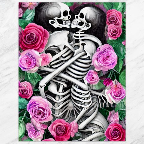 Floral Skeletons Canvas 12  x 16  from ArtsNow.com 11.86 x15.41  Canvas - 1