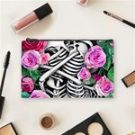 Floral Skeletons Cosmetic Bag (Medium)