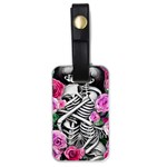 Floral Skeletons Luggage Tag (one side)