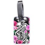 Floral Skeletons Luggage Tag (two sides)