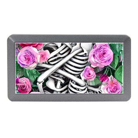 Floral Skeletons Memory Card Reader (Mini) from ArtsNow.com Front
